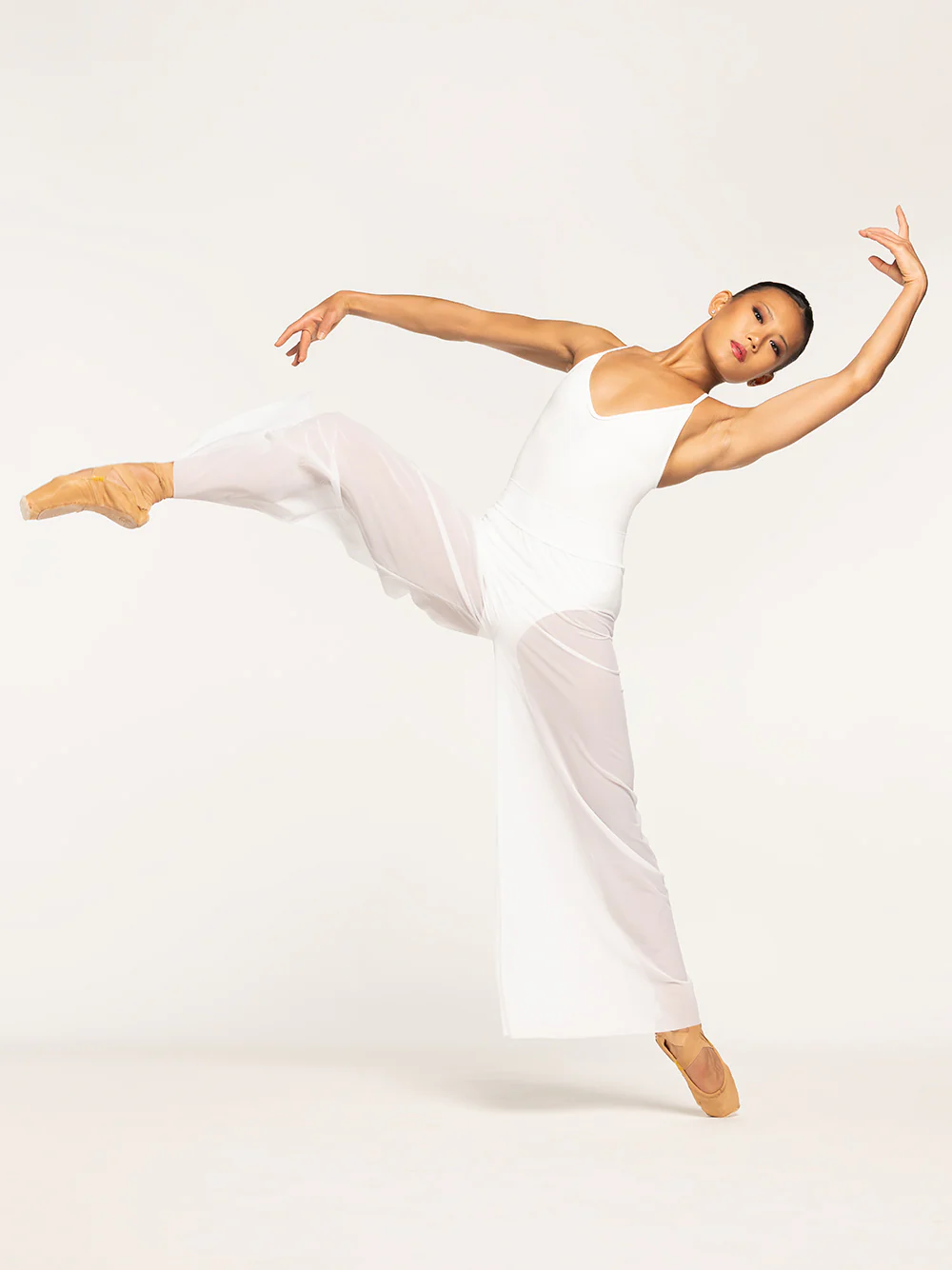 A-Line Pants White Mesh Kids RTW - Image 3