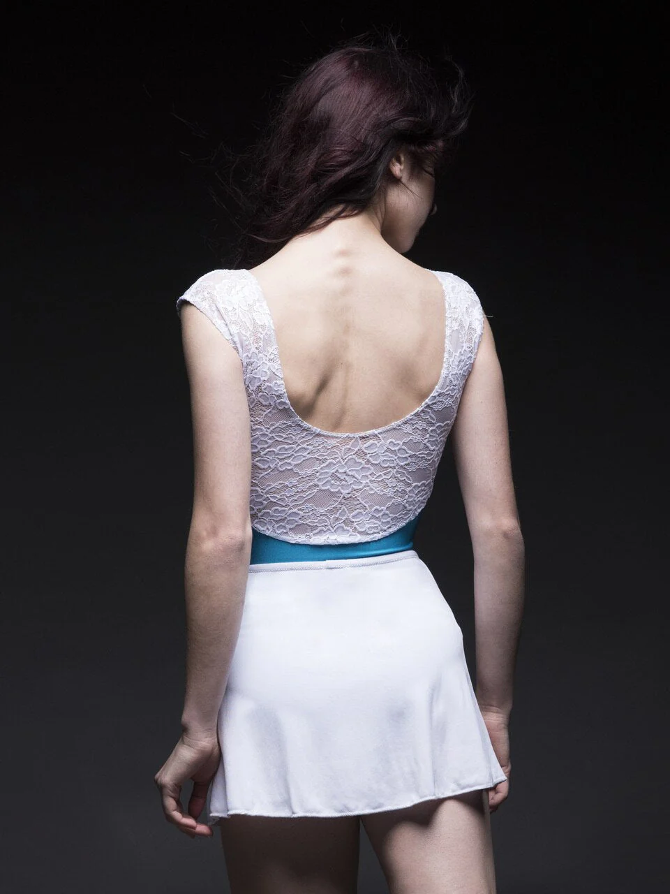 A-Line Skirt White Jersey RTW - Image 4