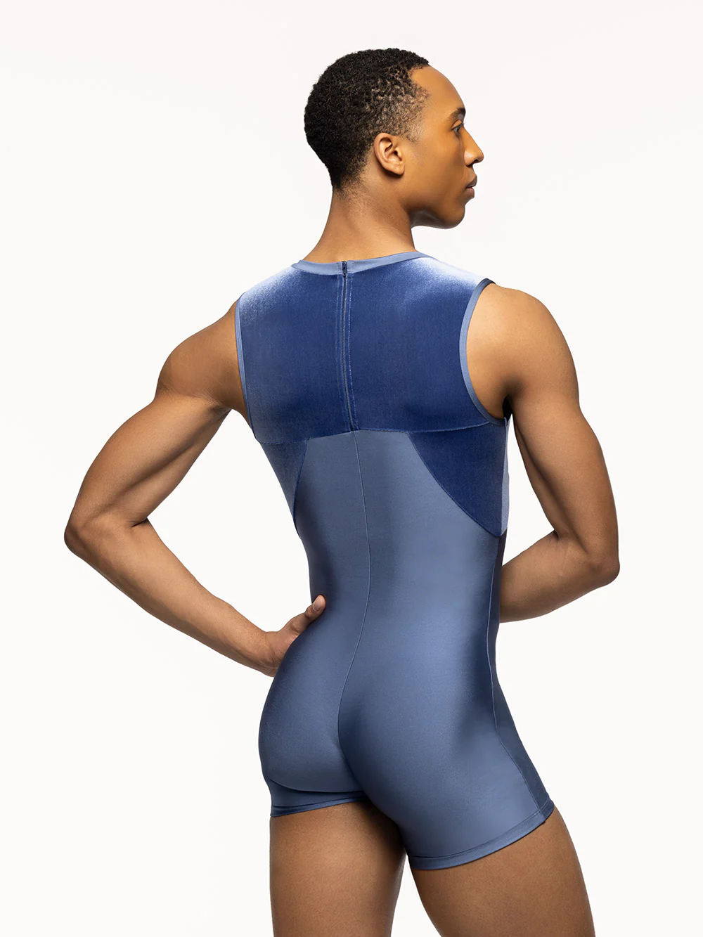 Adam Biketard Blue Steel Velvet RTW - Image 4