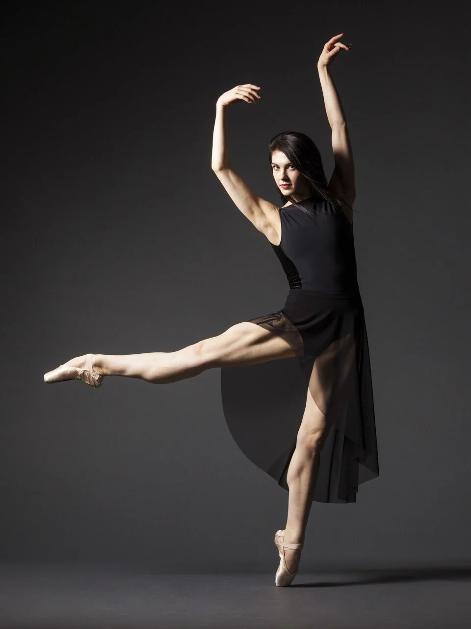 Allison Black Velvet Leotard RTW - Image 6