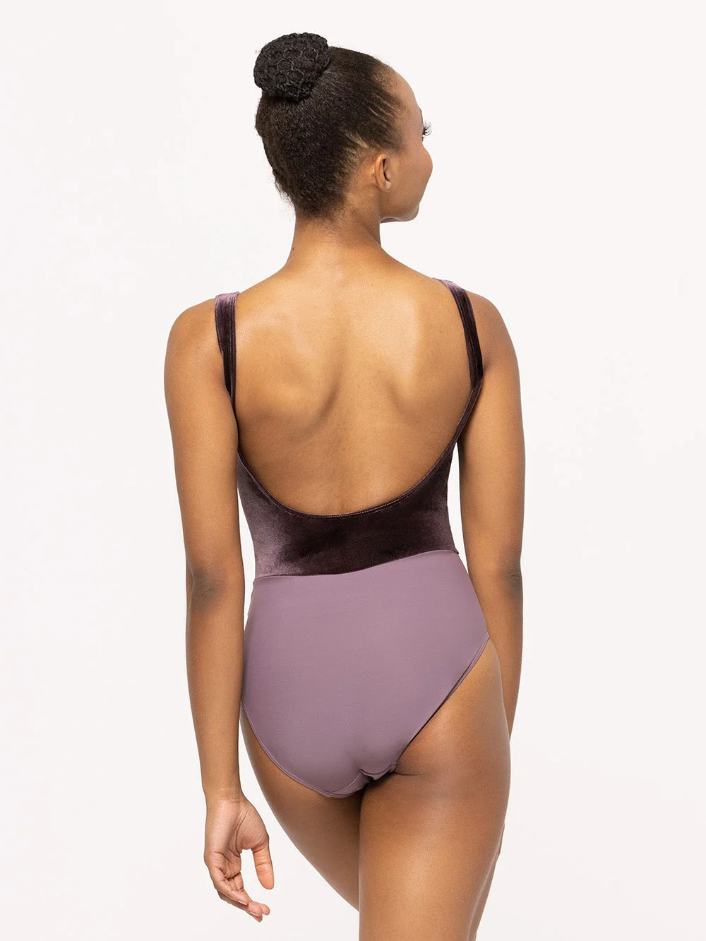 Allison Kids Mauve Velvet Leotard RTW - Image 4
