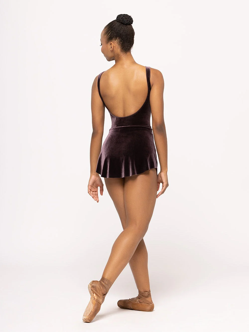 Allison Kids Mauve Velvet Leotard RTW - Image 6