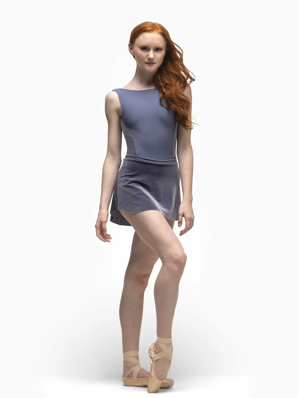 Allison Kids Wisteria Velvet Leotard RTW - Image 4