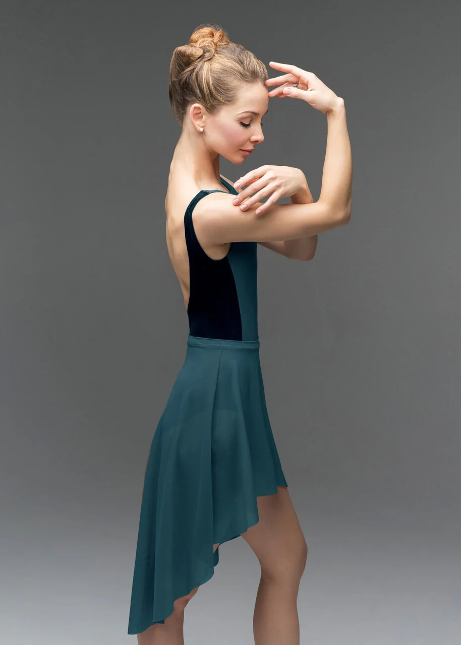 Allison Lagoon Velvet Leotard RTW - Image 4