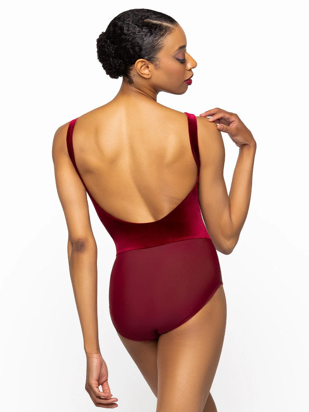 Allison Leotard Wine Velvet Kids RTW - Image 4
