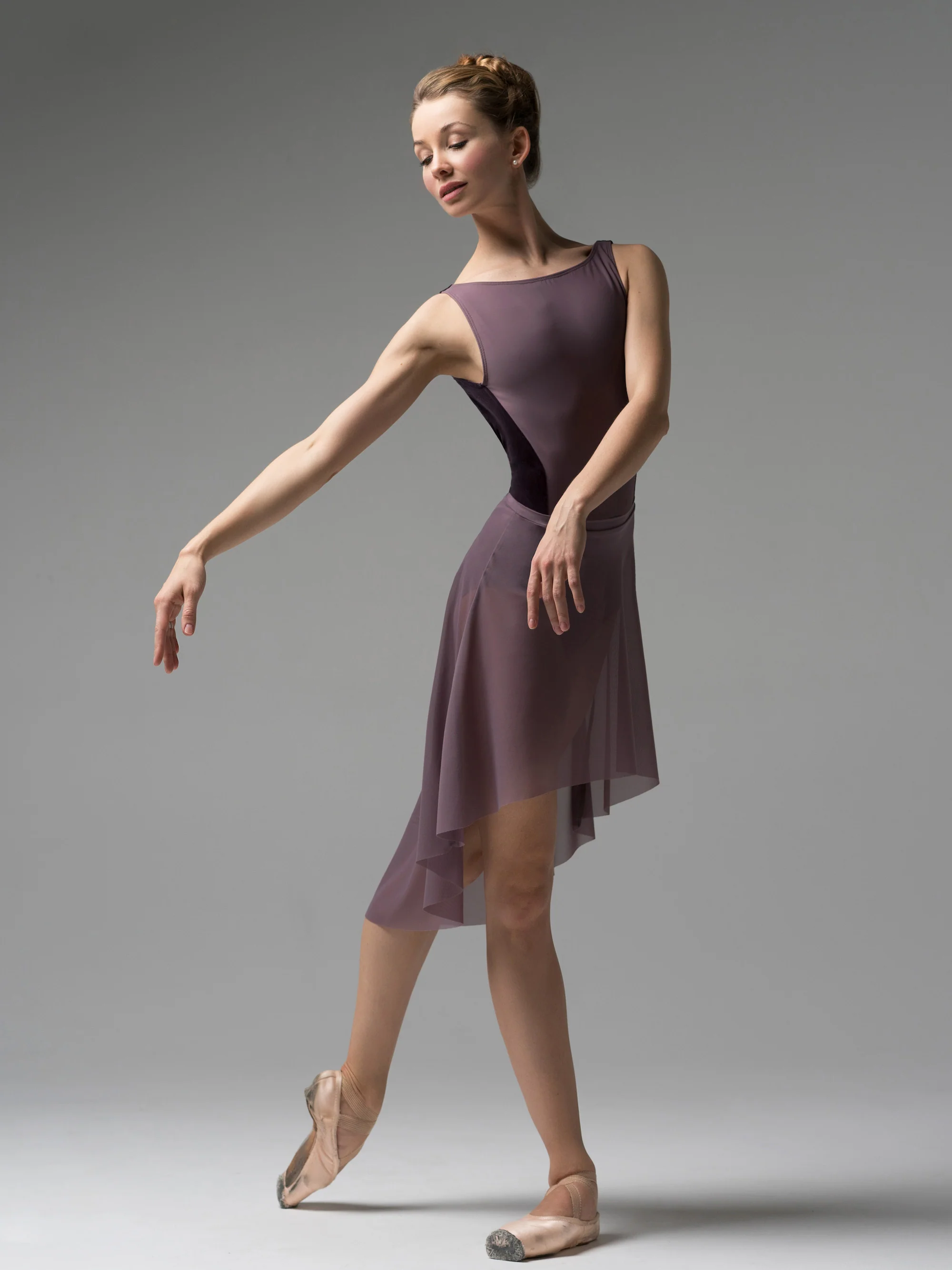 Allison Mauve Velvet Leotard RTW - Image 13