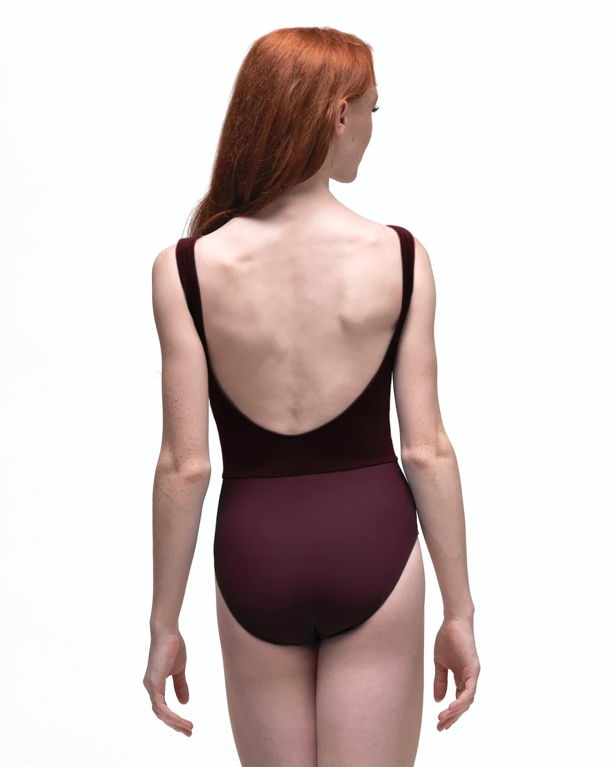 Allison Sangria Velvet Leotard RTW - Image 8