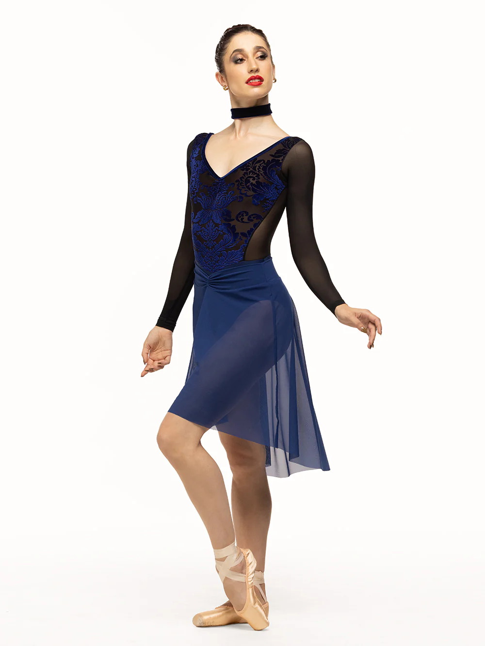Skylar Leotard Baroque Sapphire Kids RTW - Image 3