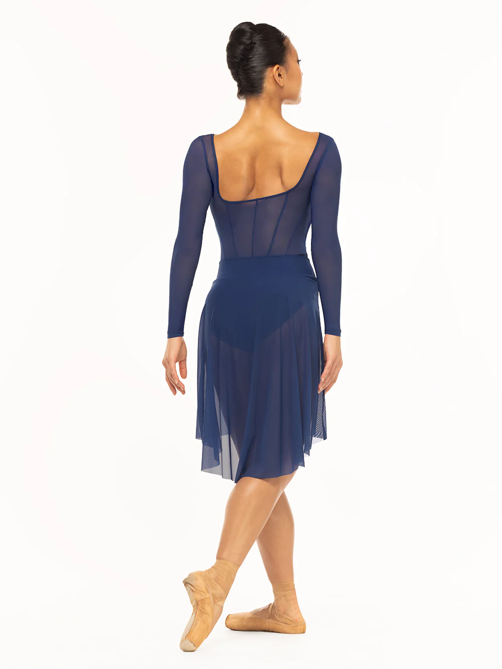 Amora Long High-Low Skirt Sapphire Mesh RTW - Image 7