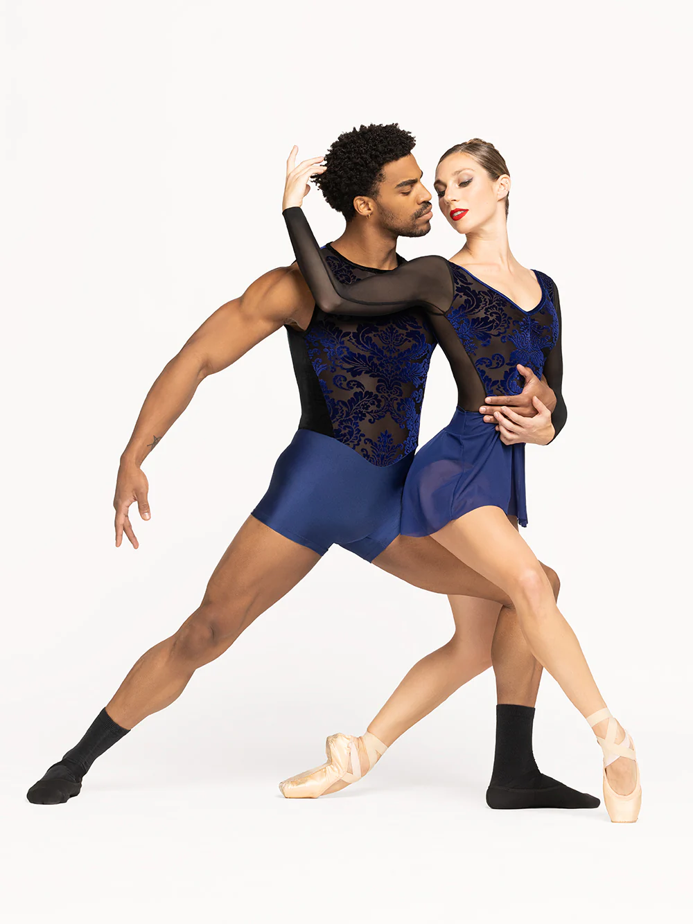 Amora Short Skirt Sapphire Mesh RTW - Image 6
