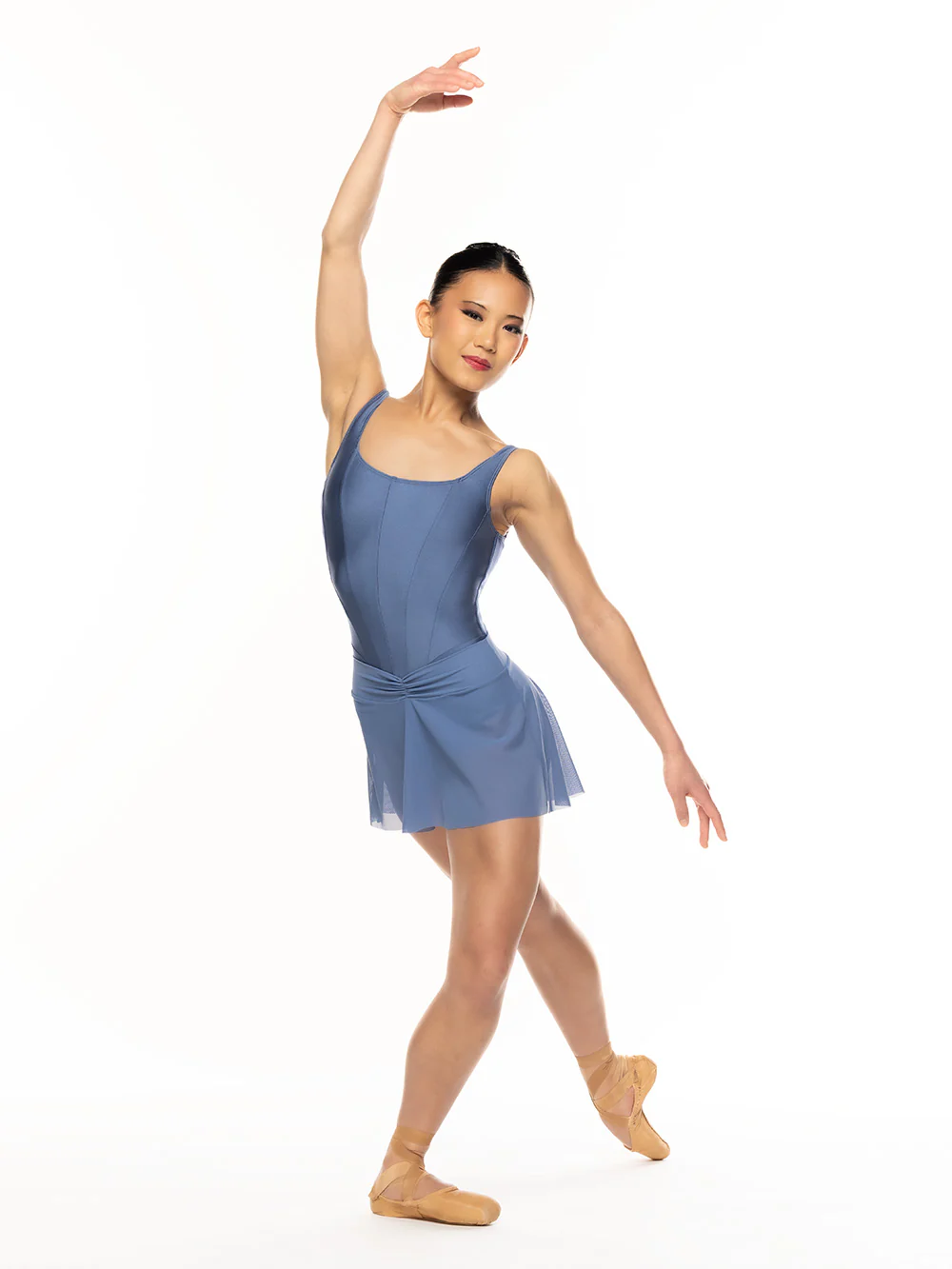 Amora Short Skirt Blue Steel Mesh Kids RTW - Image 3