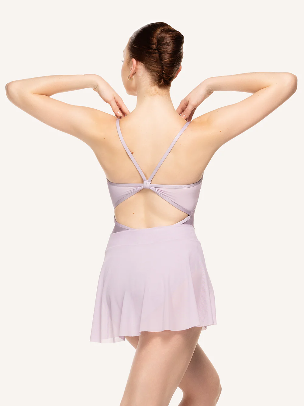 Amora Short Skirt Iced Lilac Mesh Kids RTW - Image 2