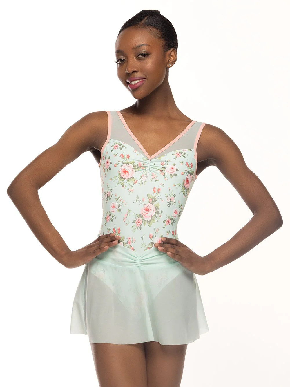 Amora Short Skirt Spearmint Mesh RTW - Image 3