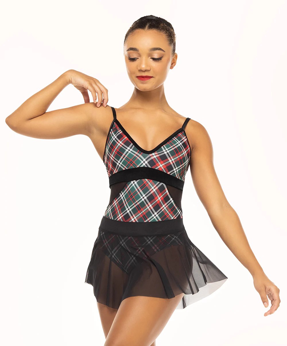 Ariel Leotard Holiday Plaid Alpine RTW - Image 6