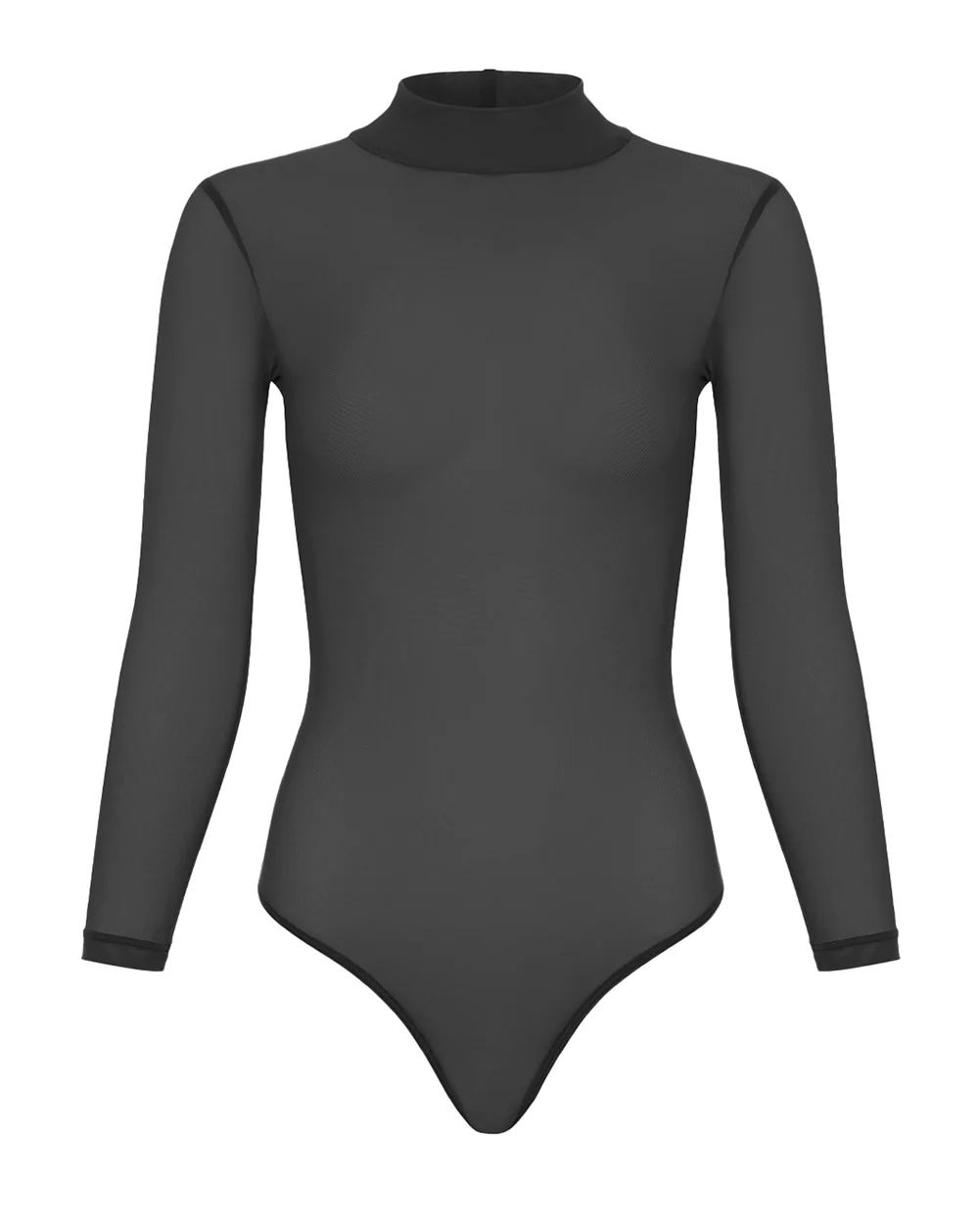 Ashley Thong Bodysuit Black Mesh NS RTW - Image 7