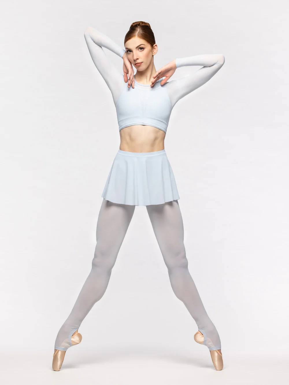 Back Seam Crop Top Frost Mesh Kids RTW - Image 5
