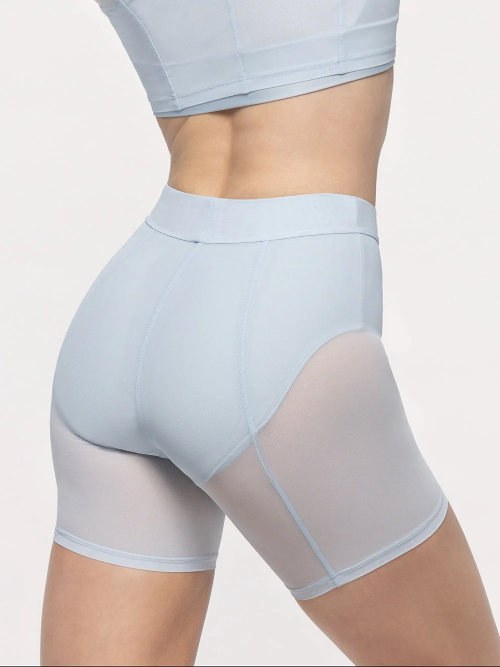 Back Seam Shorts Frost Mesh Kids RTW - Image 2