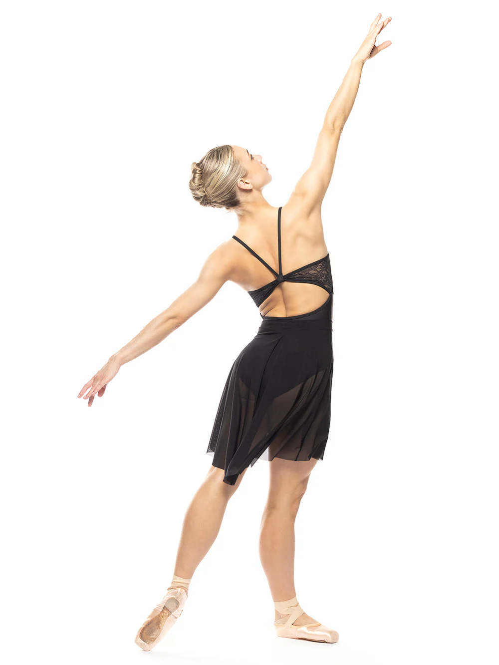 Back Tuck Skirt Black Mesh Kids RTW - Image 5