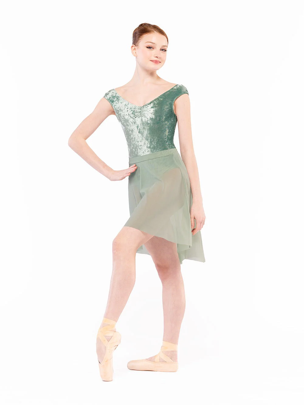 Back Tuck Skirt Paradise Garden Mesh RTW - Image 4