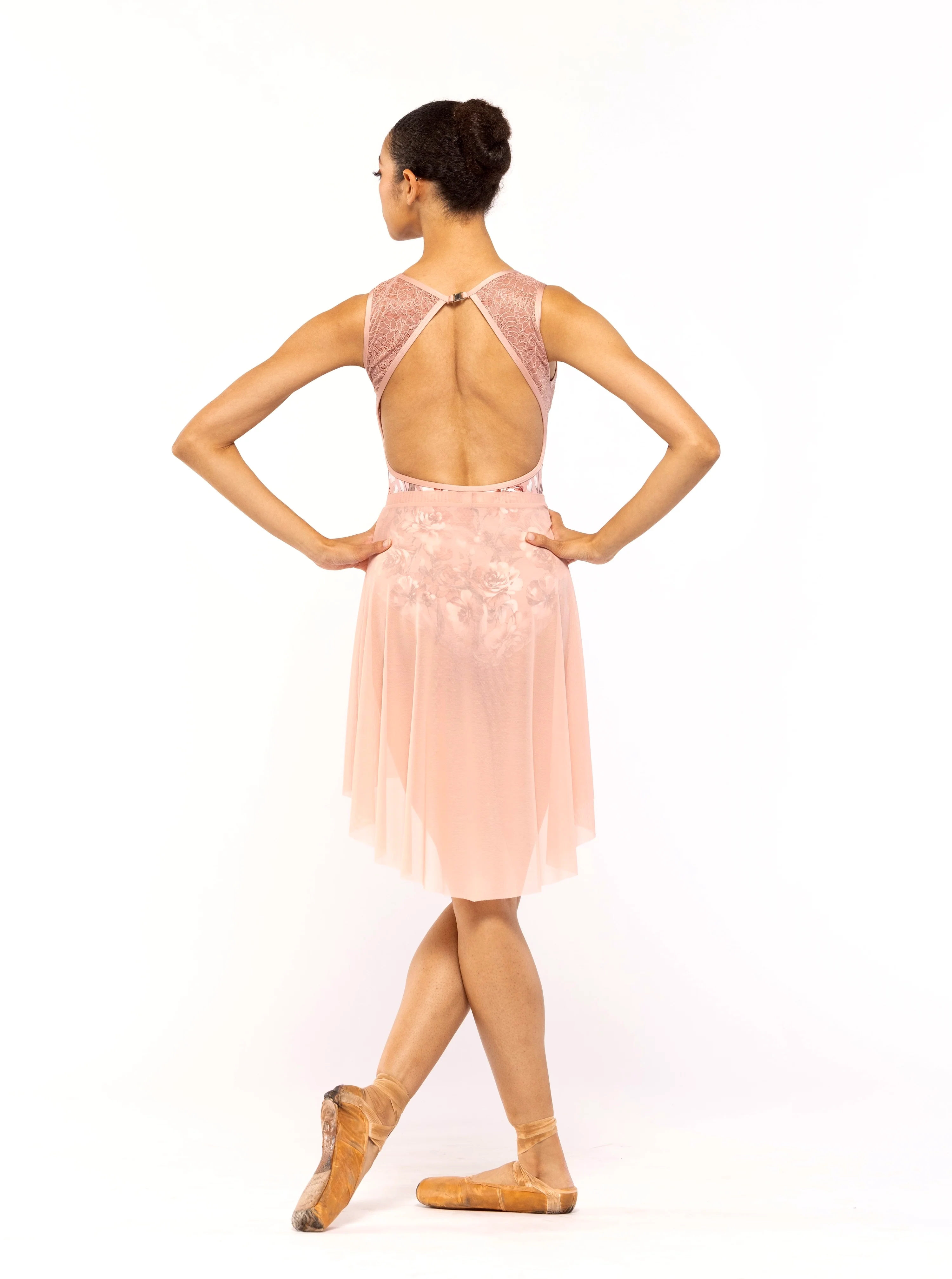 Back Tuck Skirt Rosewater Mesh Kids RTW - Image 9