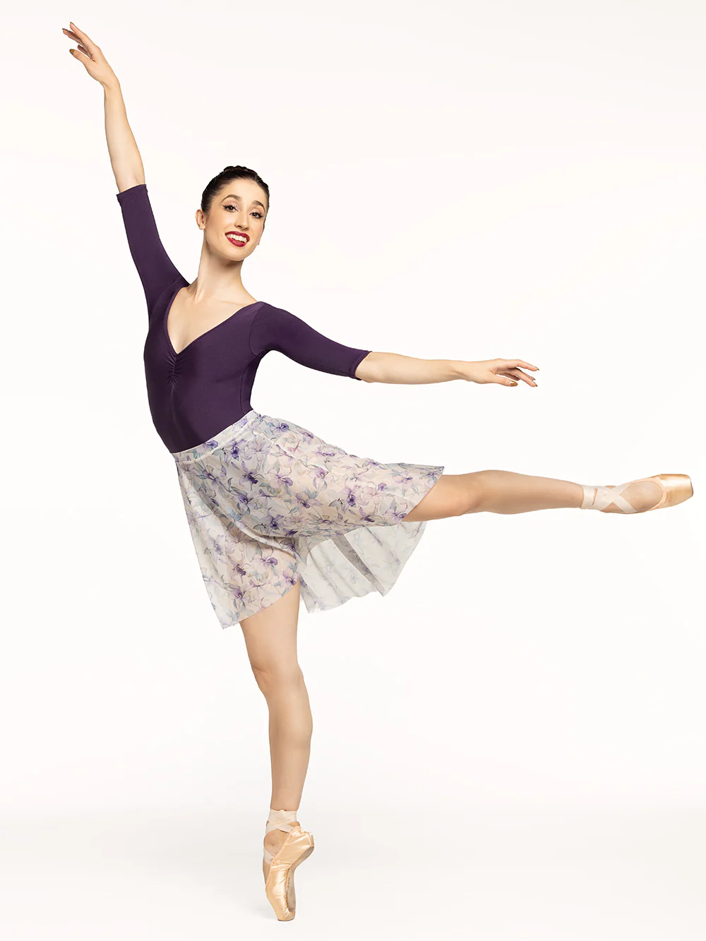 Back Tuck Skirt Wild Orchid Mesh Kids RTW - Image 5