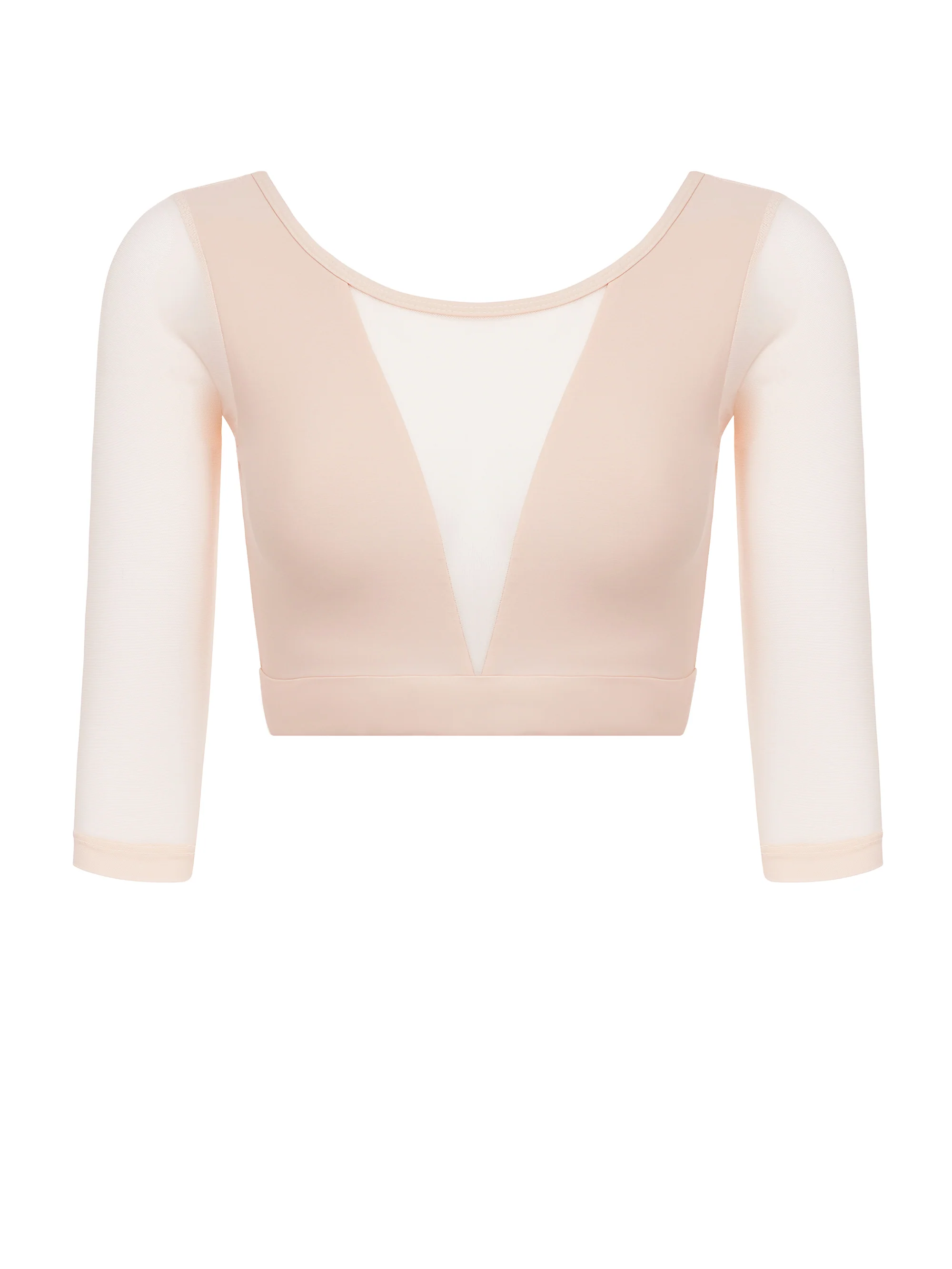 Brooke with Sleeves Custom Crop Top