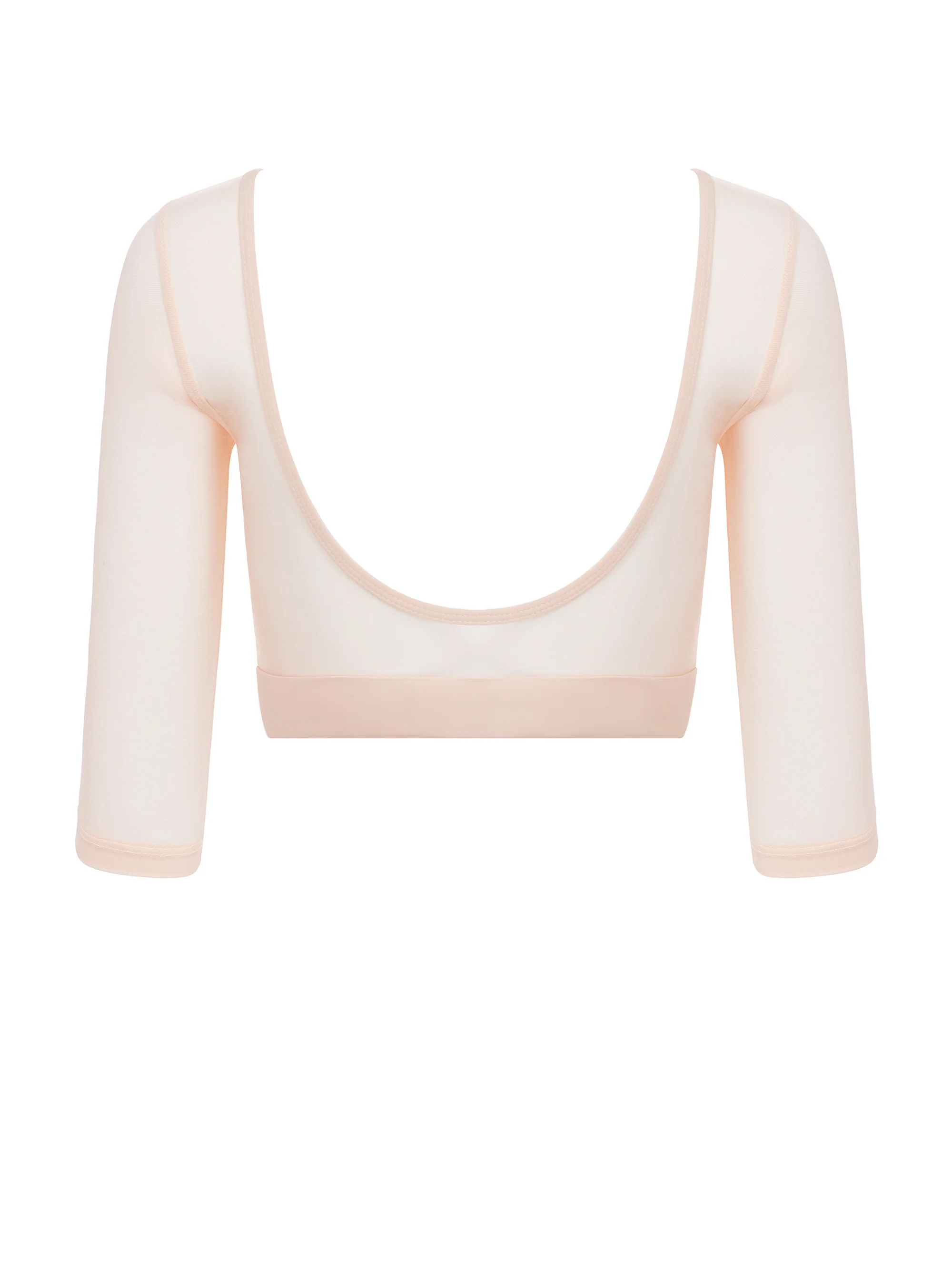 Brooke with Sleeves Custom Crop Top - Image 2