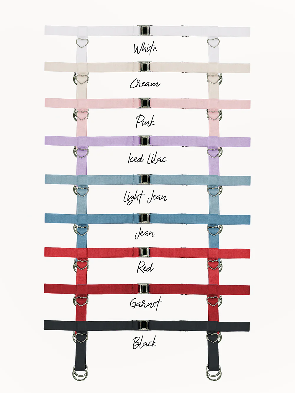 Bustle Belt RTW (White, Cream, Pink, Iced Lilac, Light Jean, Jean, Red, Garnet, Black) - Image 10