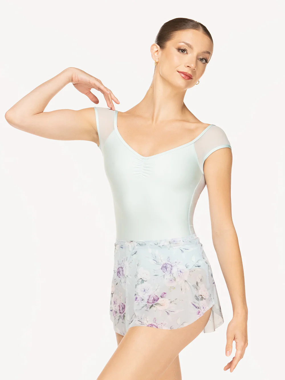 Calla Skirt Moonlit Garden Baby Blue Mesh Kids RTW