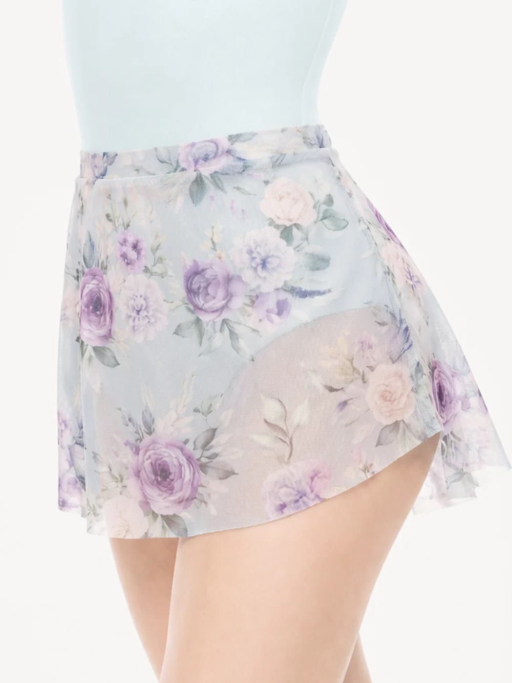 Calla Skirt Moonlit Garden Baby Blue Mesh Kids RTW - Image 6