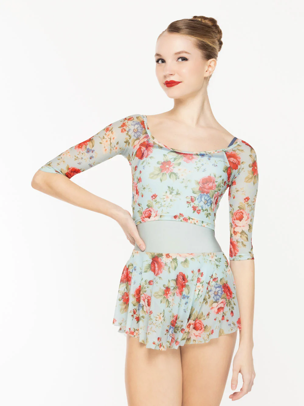 Candy Leotard Baby Blue Kids RTW - Image 7
