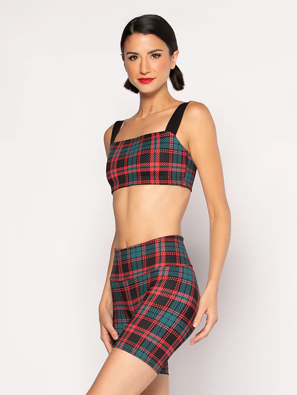 Carolyn Crop Top Holiday Plaid RTW - Image 3
