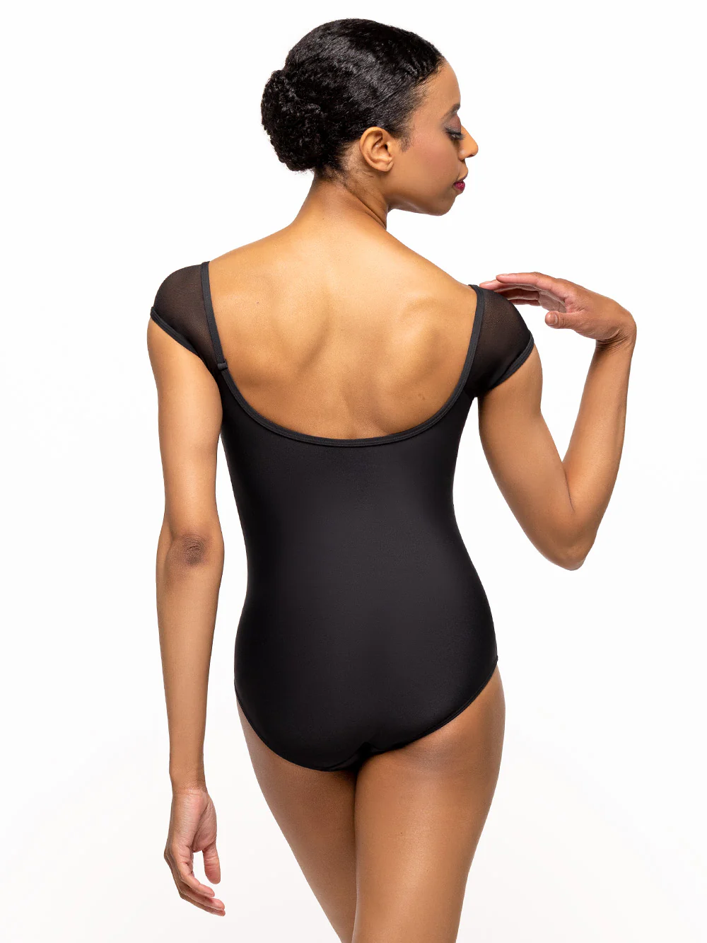 Celine Short Sleeve Kids Black Leotard RTW - Image 2