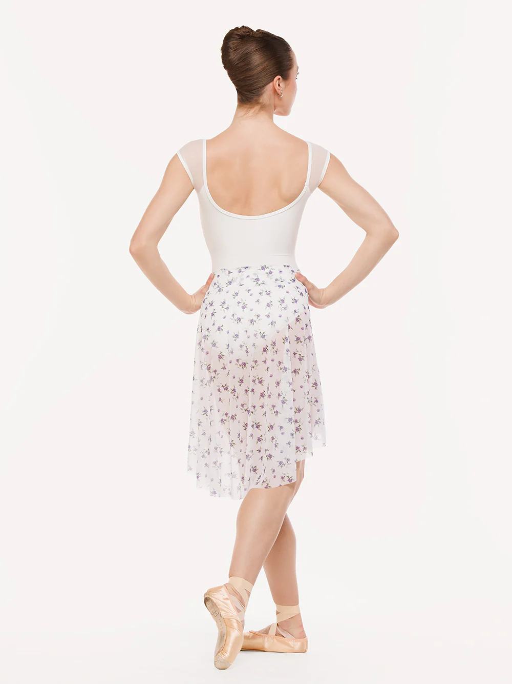 Celine Short Sleeve White Leotard Kids RTW - Image 4