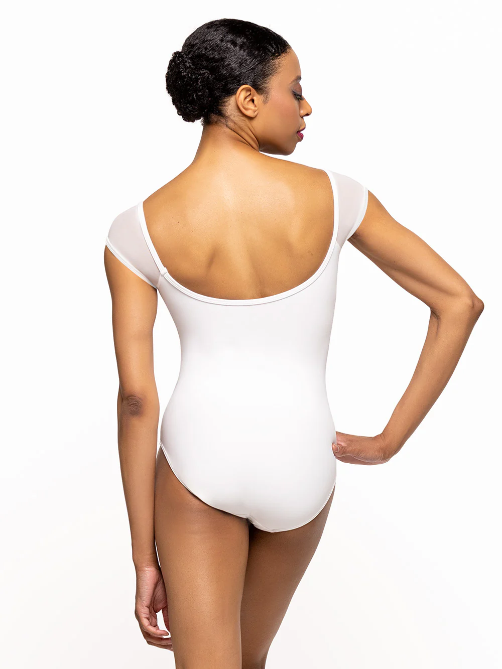 Celine Short Sleeve White Leotard Kids RTW - Image 9