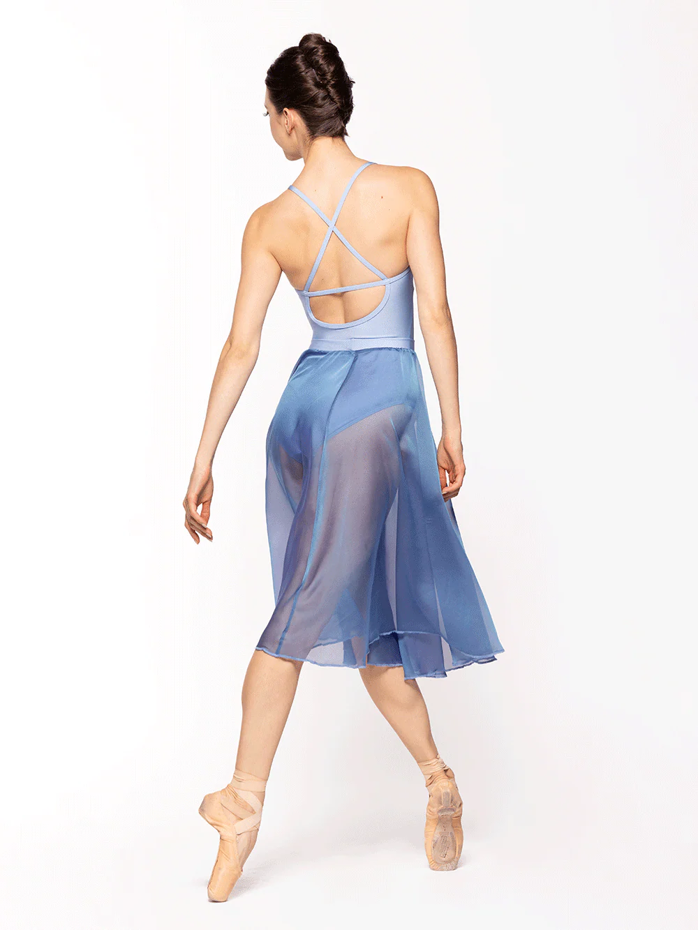 Chiffon Rehearsal Skirt Hydrangea RTW - Image 2