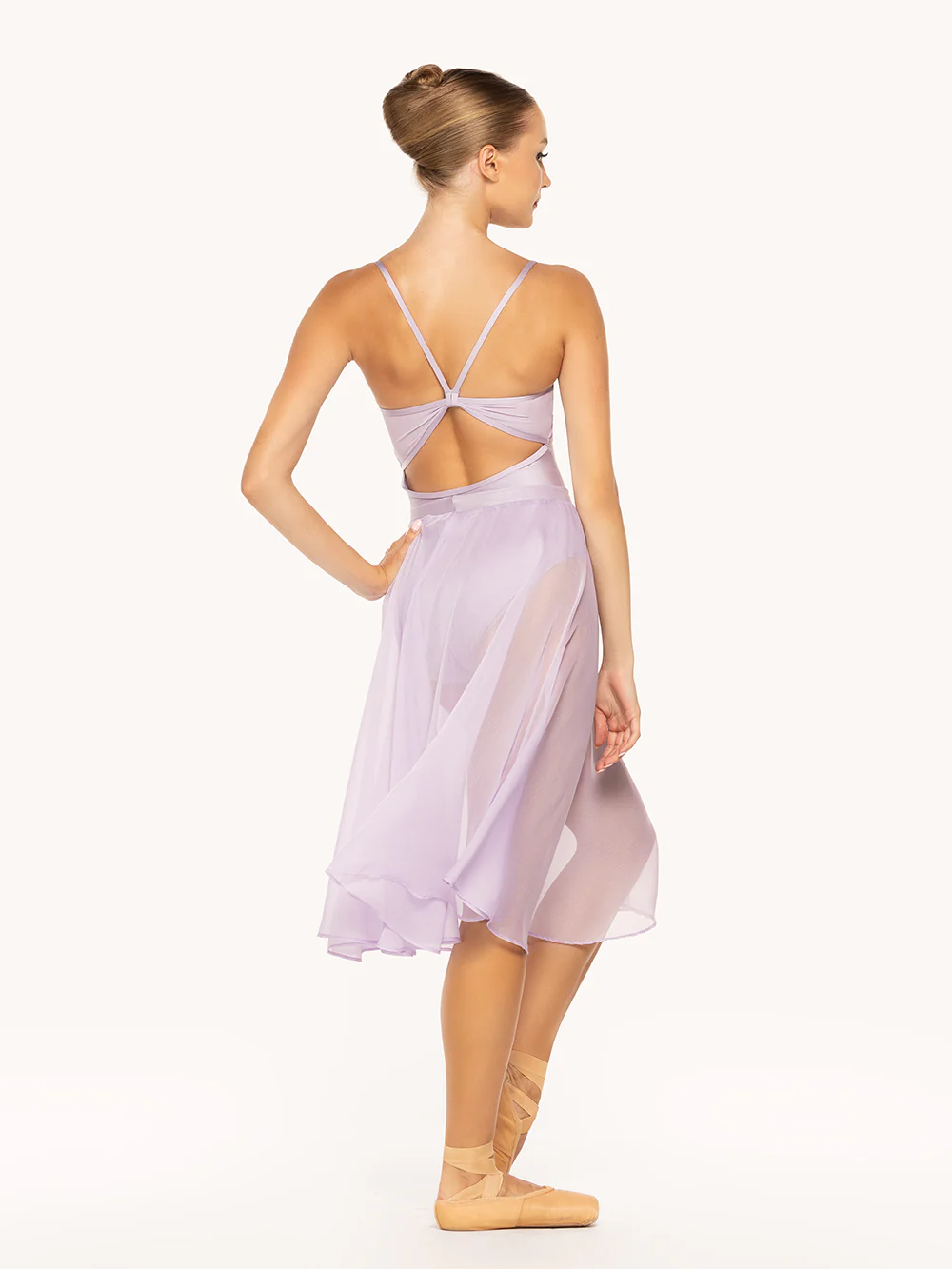 Chiffon Rehearsal Skirt Iced Lilac RTW - Image 5