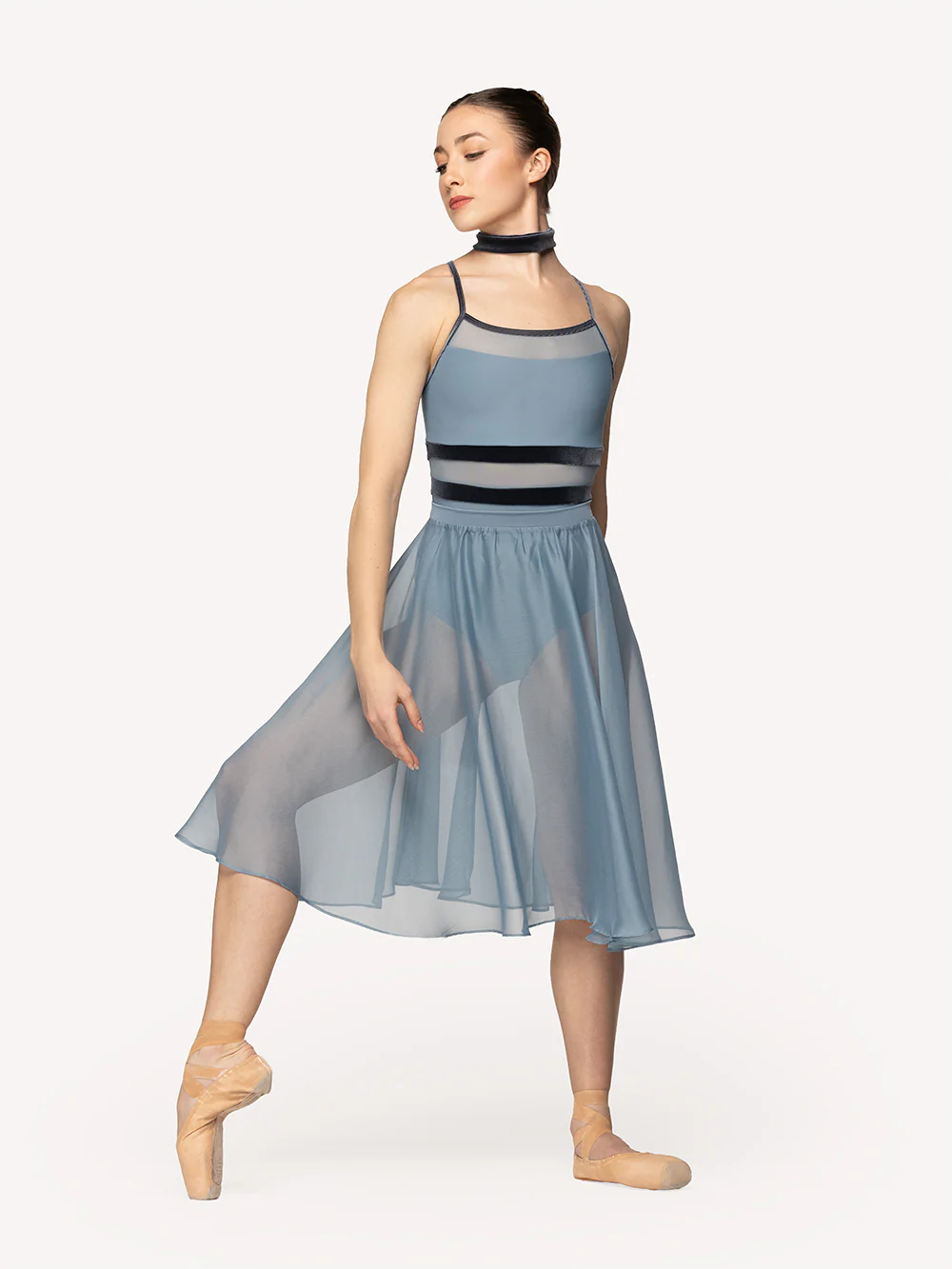 Chiffon Rehearsal Skirt Light Jean Kids RTW