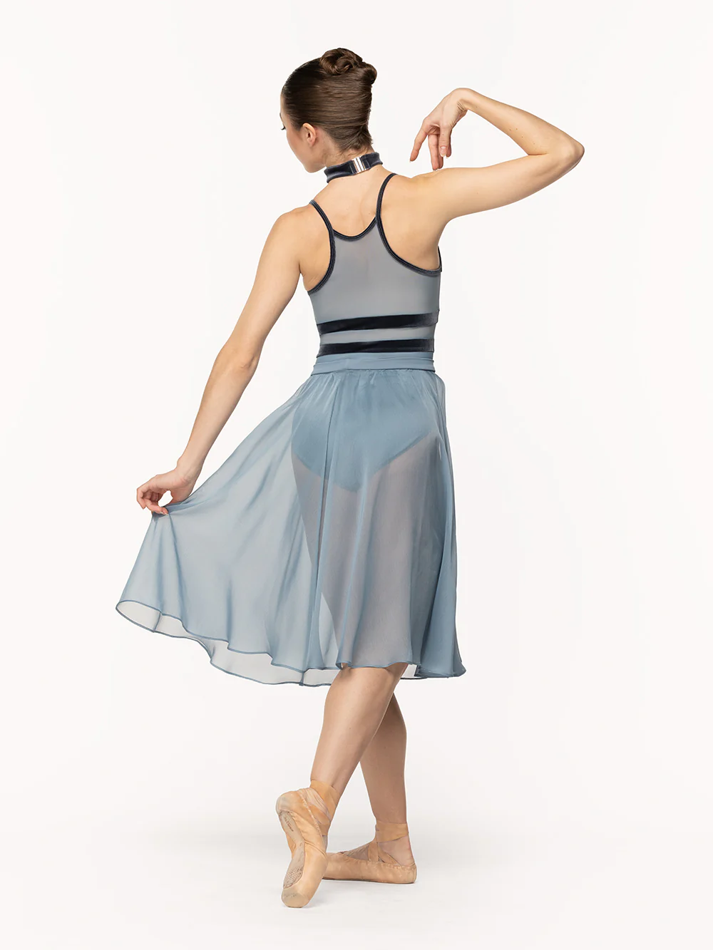 Chiffon Rehearsal Skirt Light Jean RTW - Image 2