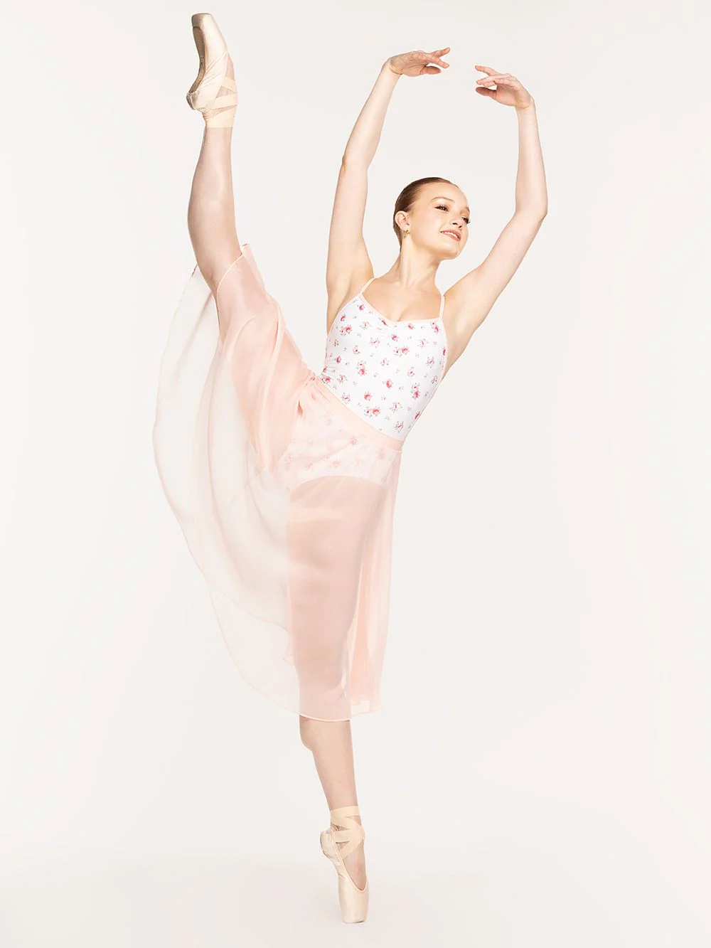 Chiffon Rehearsal Skirt Pink Kids RTW - Image 5
