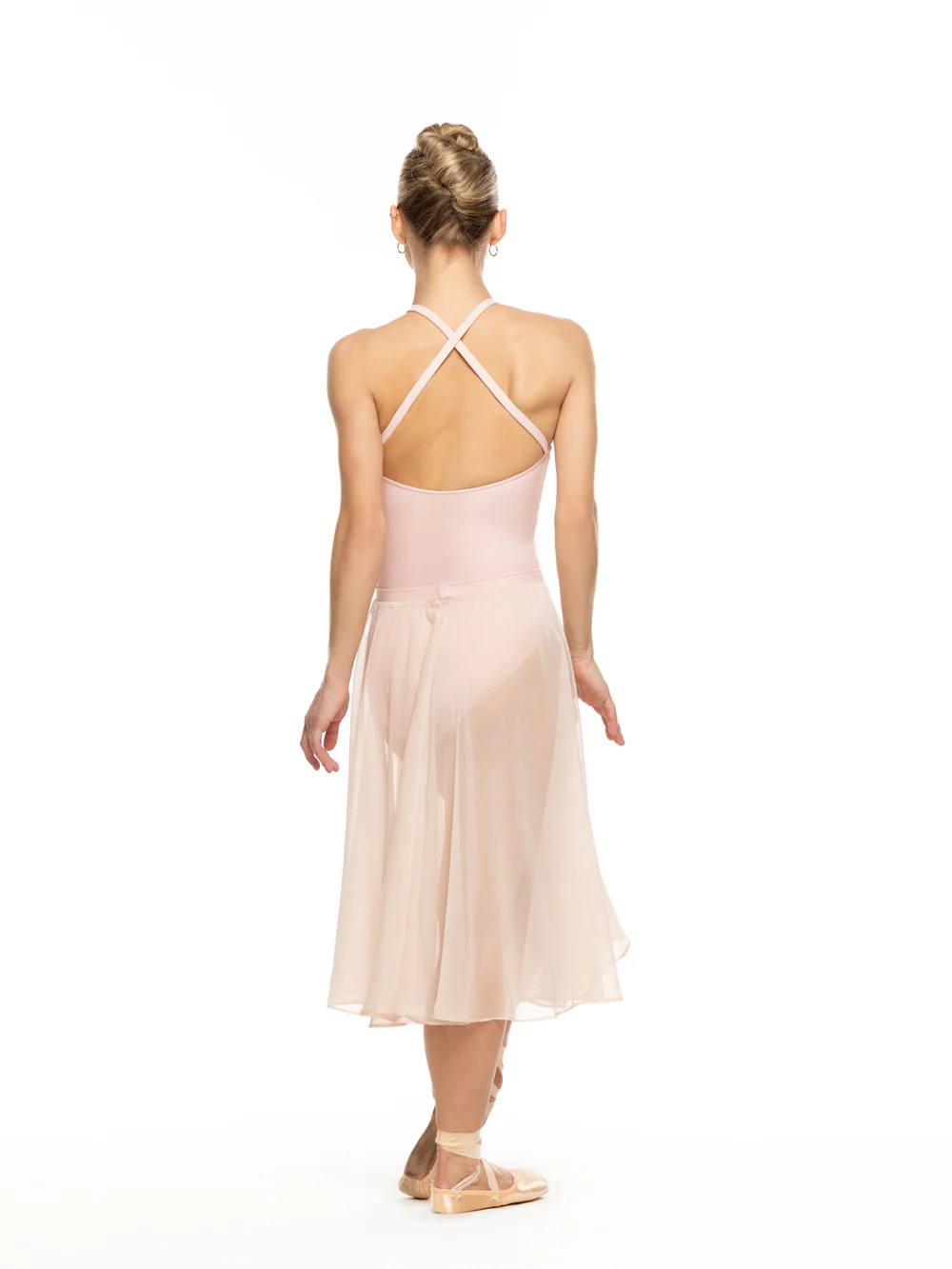 Chiffon Rehearsal Skirt Powder Pink RTW - Image 2