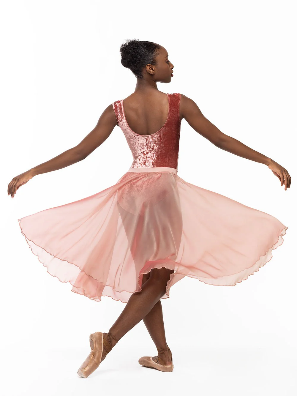 Chiffon Rehearsal Skirt Sandstone RTW - Image 2