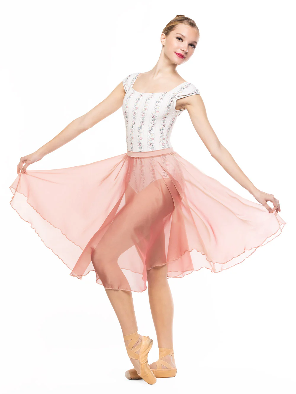 Chiffon Rehearsal Skirt Sandstone RTW - Image 5