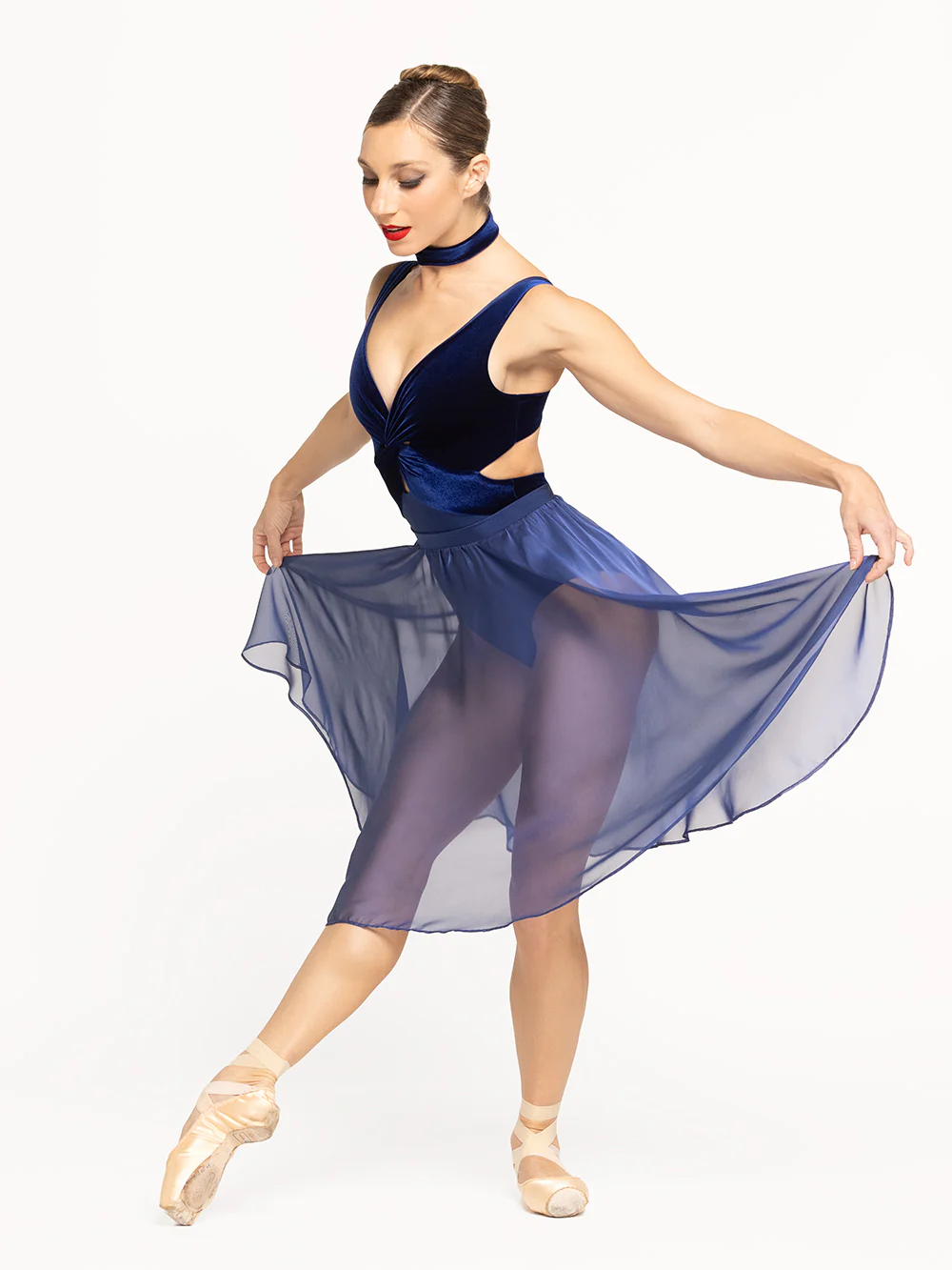 Chiffon Rehearsal Skirt Sapphire RTW - Image 7
