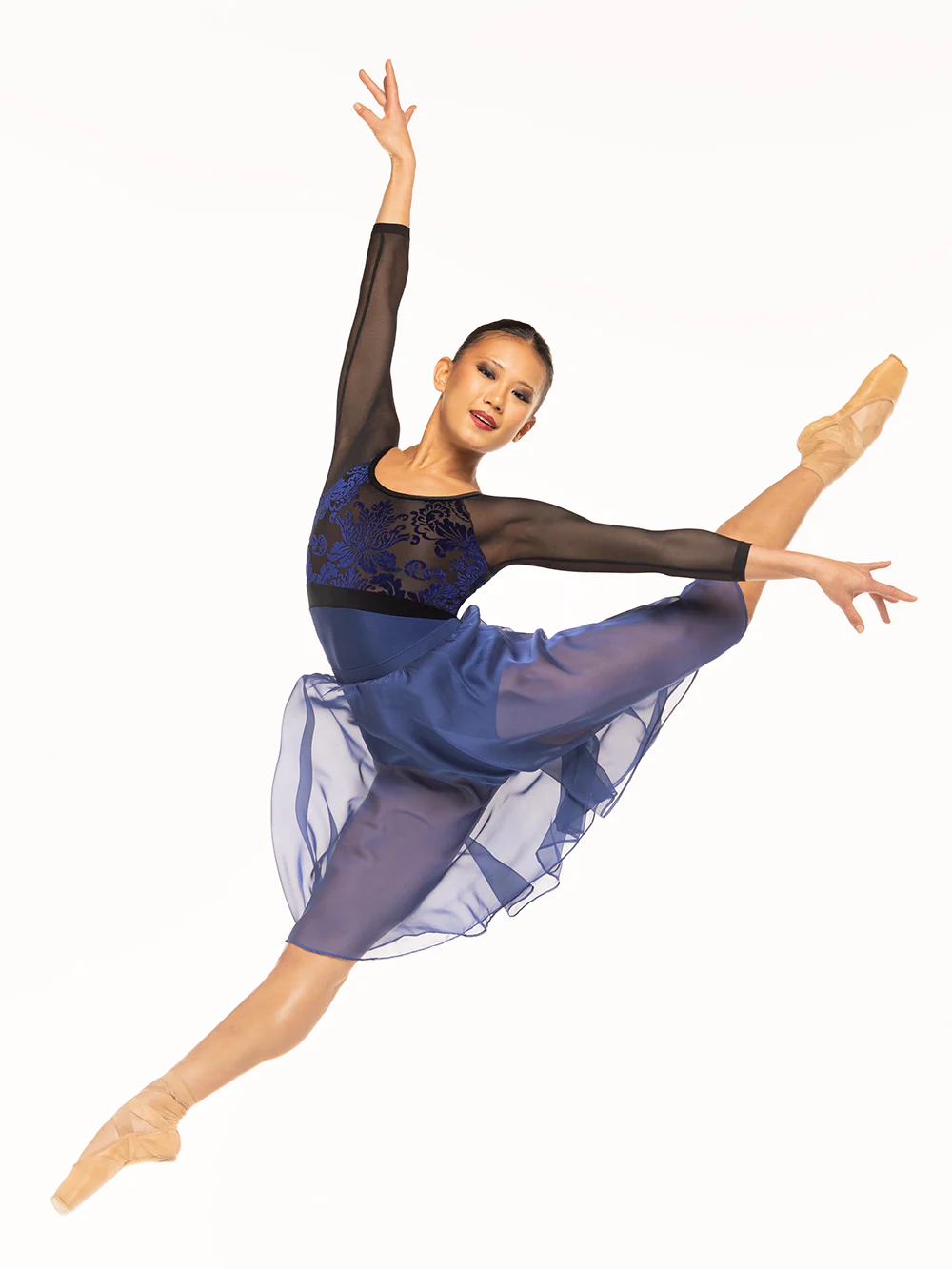 Chiffon Rehearsal Skirt Sapphire Kids RTW - Image 10