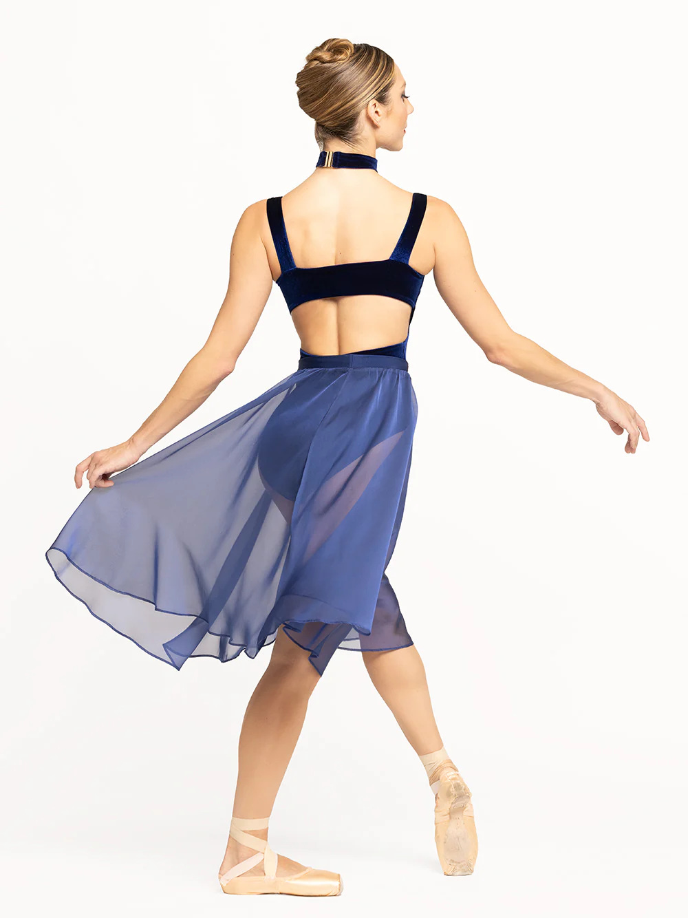 Chiffon Rehearsal Skirt Sapphire Kids RTW - Image 2