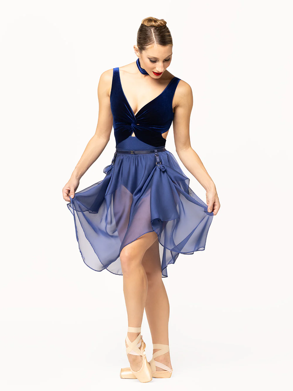 Chiffon Rehearsal Skirt Sapphire RTW - Image 8