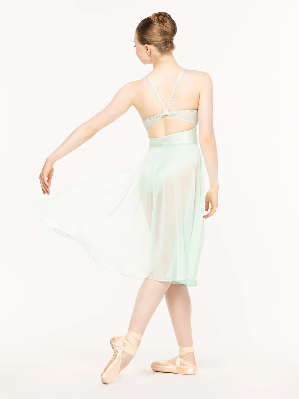 Chiffon Rehearsal Skirt Spearmint RTW - Image 7