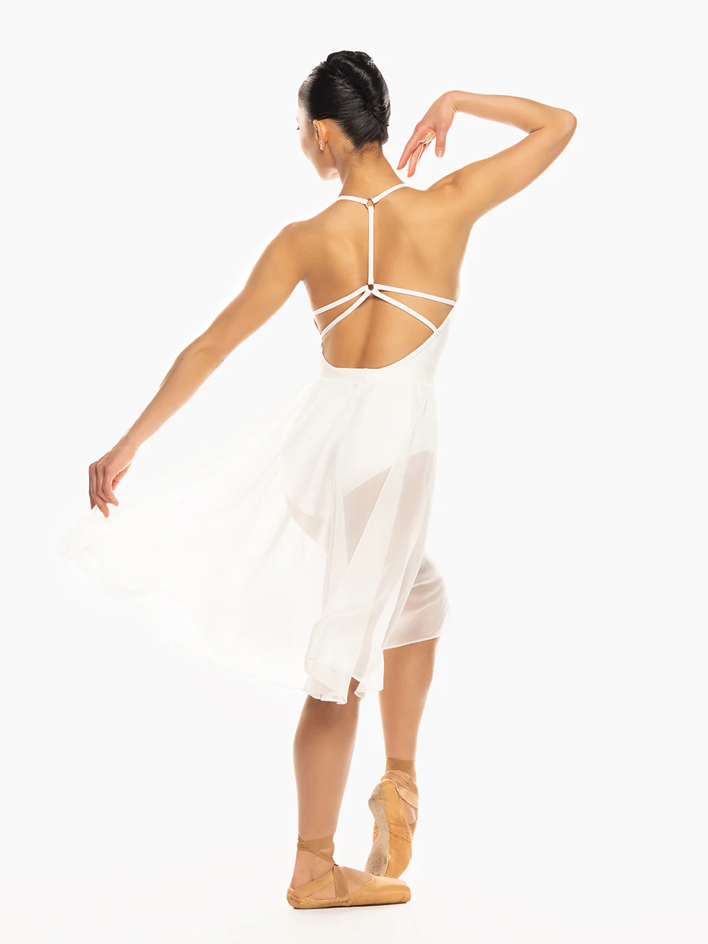 Chiffon Rehearsal Skirt Stage White RTW - Image 2