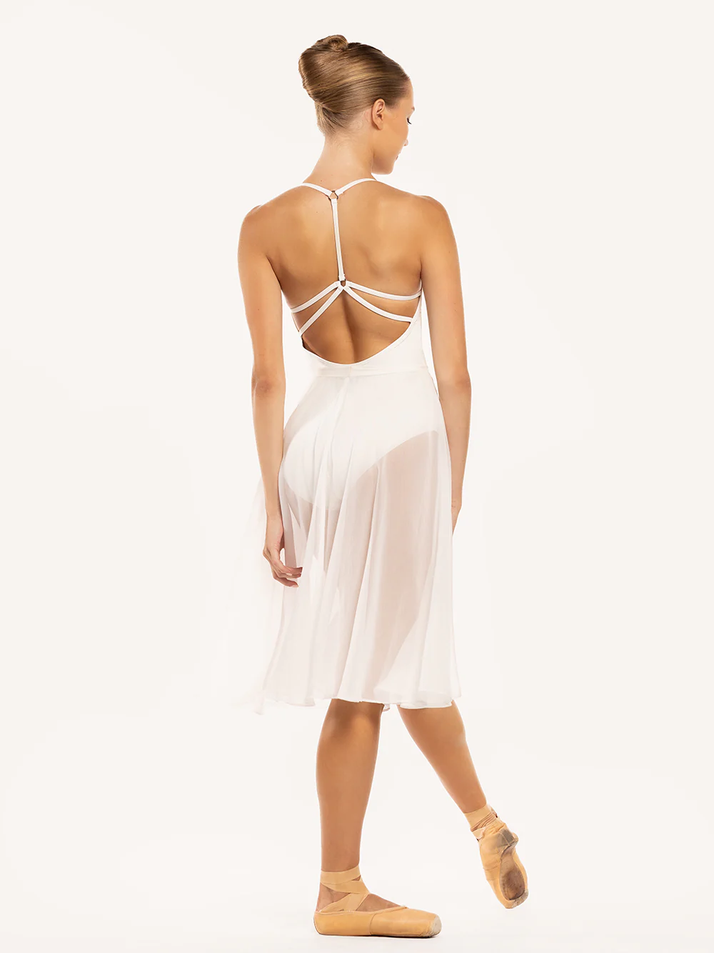 Chiffon Rehearsal Skirt Stage White RTW - Image 7
